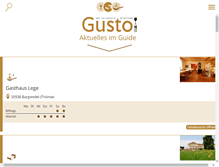 Tablet Screenshot of gusto-online.de